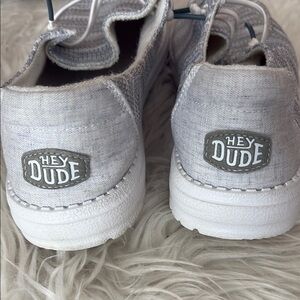 Hey Dude Light Gray Sneakers